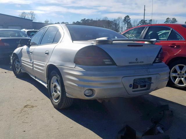 1G2NF52FX2C296069 - 2002 PONTIAC GRAND AM S SILVER photo 3