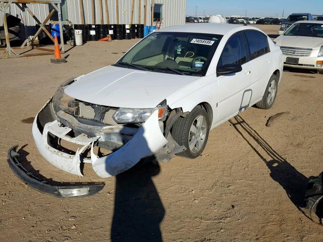 1G8AL55F57Z189881 - 2007 SATURN ION LEVEL WHITE photo 2