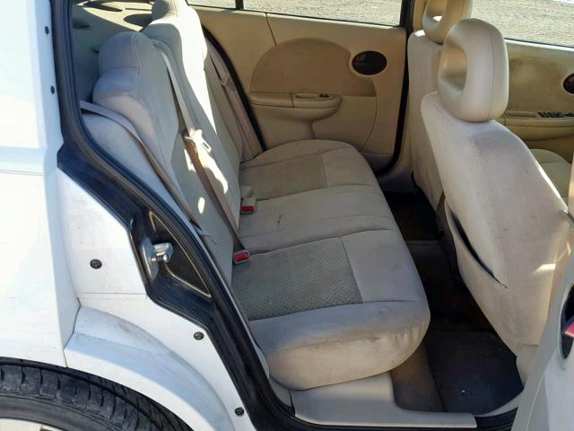 1G8AL55F57Z189881 - 2007 SATURN ION LEVEL WHITE photo 6
