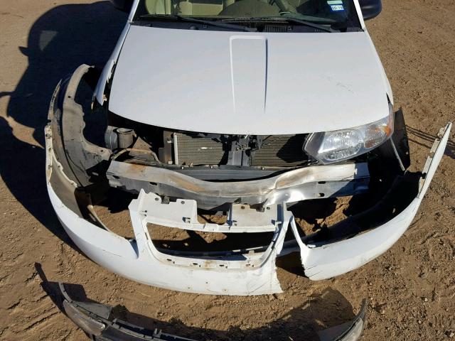 1G8AL55F57Z189881 - 2007 SATURN ION LEVEL WHITE photo 9