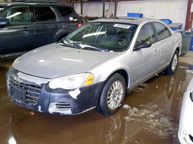 1C3AL56R45N528637 - 2005 CHRYSLER SEBRING TO SILVER photo 2