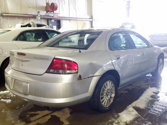 1C3AL56R45N528637 - 2005 CHRYSLER SEBRING TO SILVER photo 4