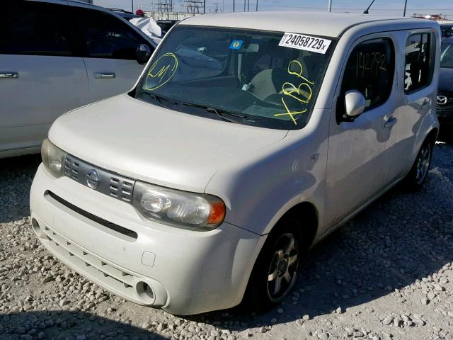 JN8AZ2KR4AT165684 - 2010 NISSAN CUBE BASE WHITE photo 2