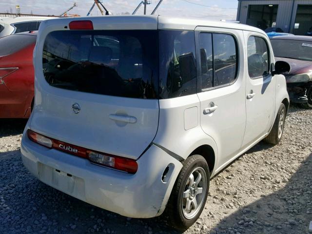 JN8AZ2KR4AT165684 - 2010 NISSAN CUBE BASE WHITE photo 4