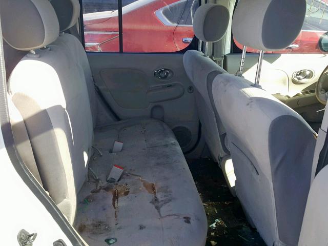 JN8AZ2KR4AT165684 - 2010 NISSAN CUBE BASE WHITE photo 6