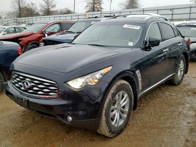 JN8AS1MW8AM853764 - 2010 INFINITI FX35 BLACK photo 2