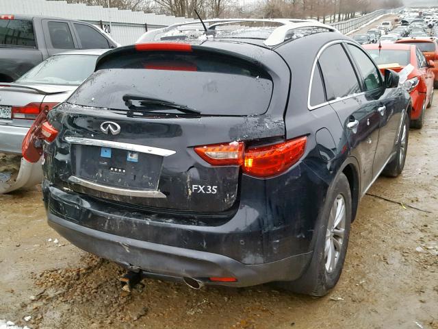 JN8AS1MW8AM853764 - 2010 INFINITI FX35 BLACK photo 4