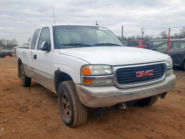 2GTEK19T721354253 - 2002 GMC NEW SIERRA WHITE photo 1