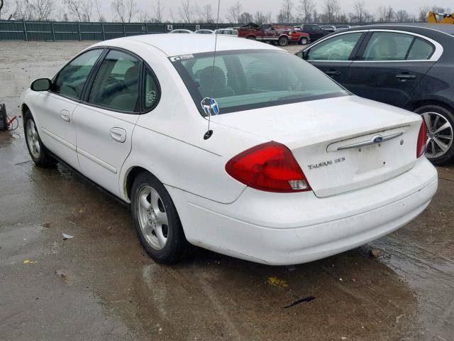 1FAFP55232A209796 - 2002 FORD TAURUS SES WHITE photo 3