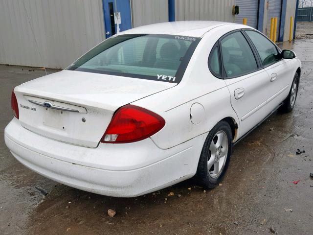 1FAFP55232A209796 - 2002 FORD TAURUS SES WHITE photo 4