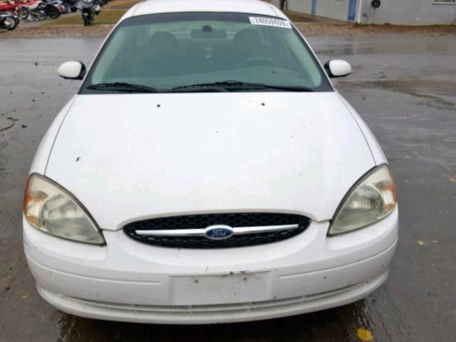 1FAFP55232A209796 - 2002 FORD TAURUS SES WHITE photo 9