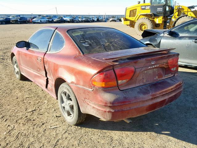 1G3NL12E33C165698 - 2003 OLDSMOBILE ALERO GL ORANGE photo 3