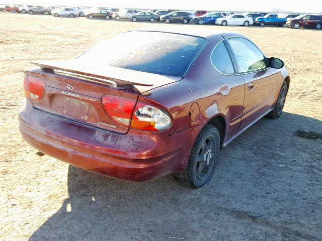 1G3NL12E33C165698 - 2003 OLDSMOBILE ALERO GL ORANGE photo 4