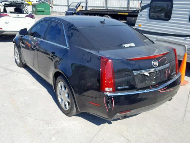 1G6DS57V880201945 - 2008 CADILLAC CTS HI FEA BLACK photo 3