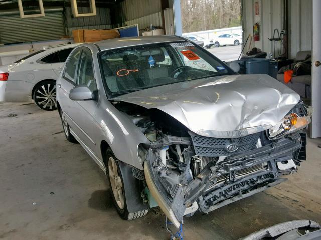 KNAFE221895026968 - 2009 KIA SPECTRA EX SILVER photo 1