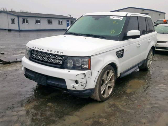 SALSK2D41DA809351 - 2013 LAND ROVER RANGE ROVE WHITE photo 2