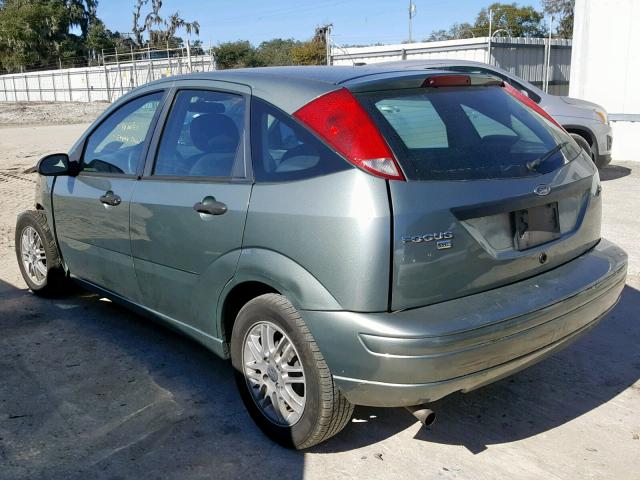 3FAFP37N05R145657 - 2005 FORD FOCUS ZX5 GREEN photo 3