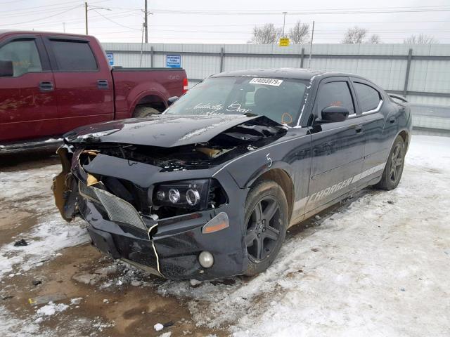 2B3CA3CV0AH242661 - 2010 DODGE CHARGER SX BLACK photo 2