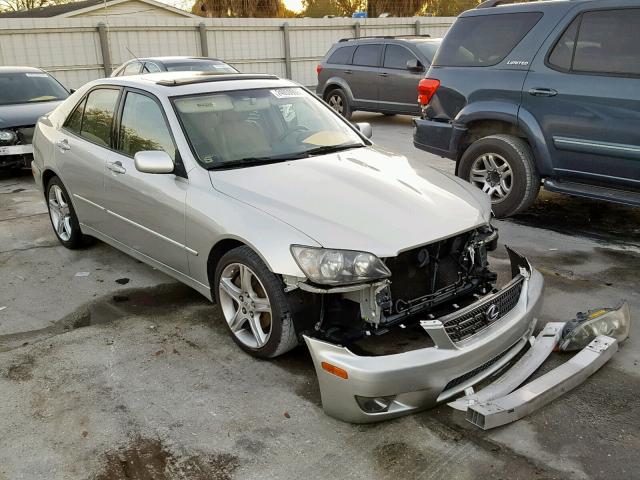 JTHBD192X40088244 - 2004 LEXUS IS 300 SILVER photo 1