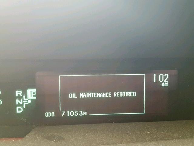 JTDKN3DU8B1375446 - 2011 TOYOTA PRIUS 灰色 照片 8