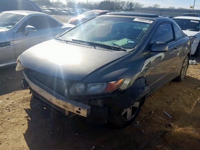 2HGFG12948H508276 - 2008 HONDA CIVIC EXL SILVER photo 2