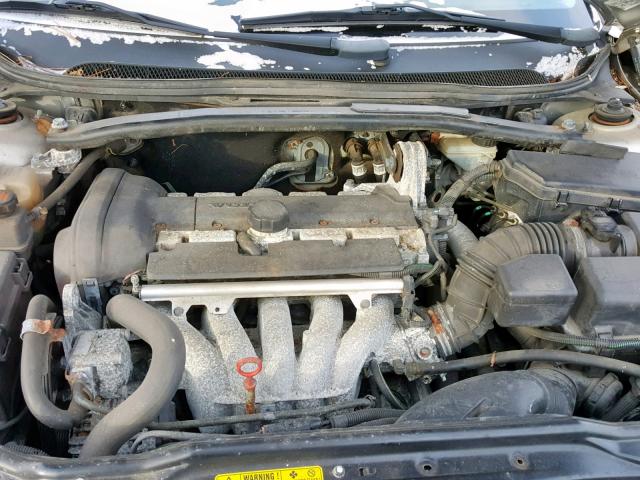 YV1RS61T532256179 - 2003 VOLVO S60 SILVER photo 7