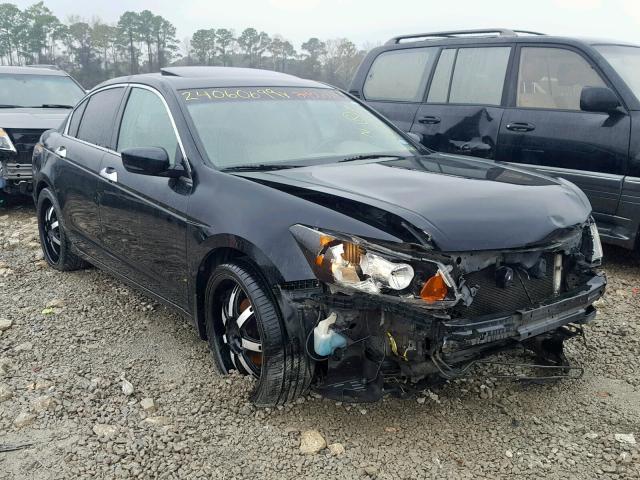 1HGCP36808A074114 - 2008 HONDA ACCORD EXL BLACK photo 1