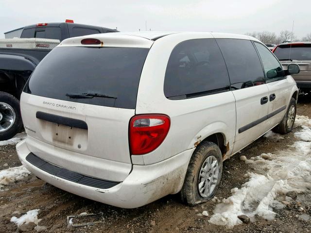 1D4GP24RX5B381322 - 2005 DODGE GRAND CARA 白色 照片 4