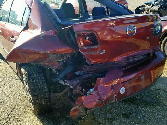 JM1BK32FX91215205 - 2009 MAZDA 3 I RED photo 9