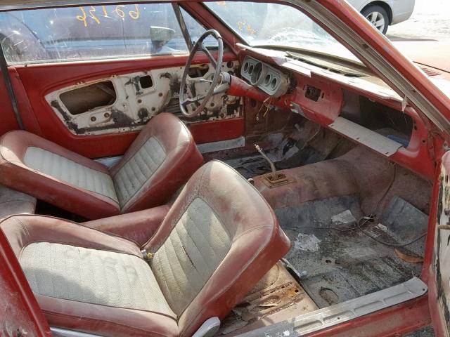 6F07T318877 - 1966 FORD MUSTANG RED photo 5