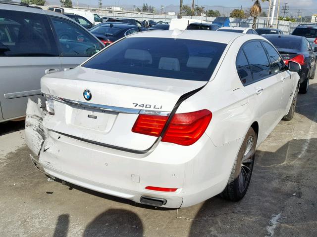 WBAKB4C56CC576578 - 2012 BMW 740 LI WHITE photo 4