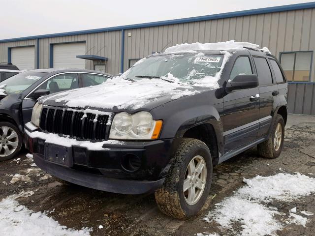 1J4GR48K96C289835 - 2006 JEEP GRAND CHER BLACK photo 2