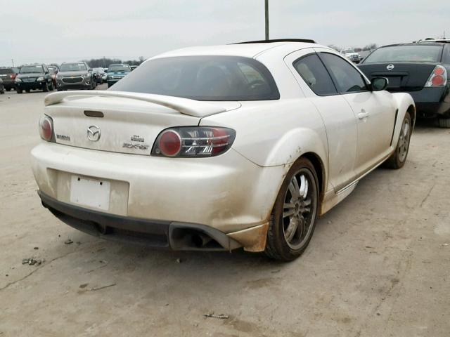 JM1FE17N550144346 - 2005 MAZDA RX8 WHITE photo 4