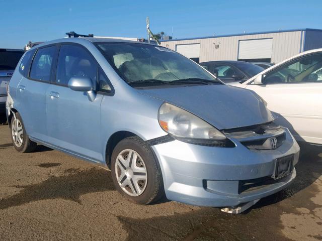 JHMGD384472038517 - 2007 HONDA FIT TURQUOISE photo 1