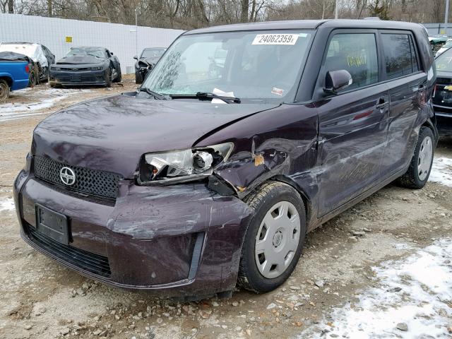 JTLKE50E081051107 - 2008 TOYOTA SCION XB Күлгін фото 2