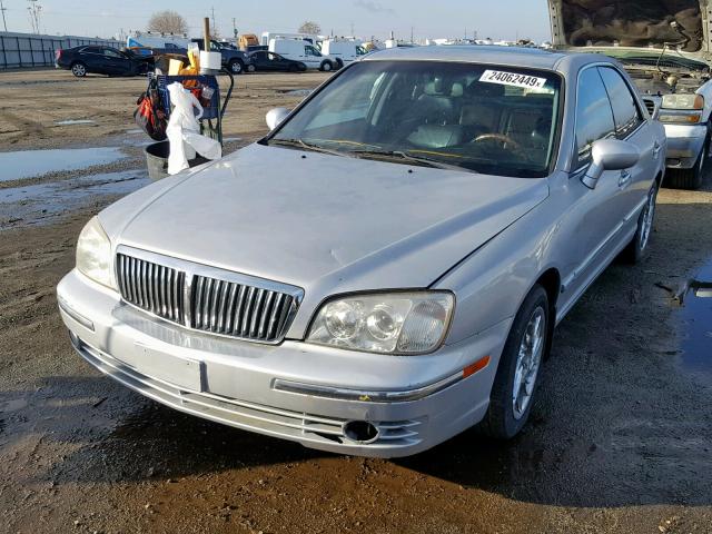 KMHFU45E34A284147 - 2004 HYUNDAI XG 350 SILVER photo 2