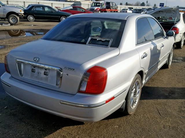 KMHFU45E34A284147 - 2004 HYUNDAI XG 350 SILVER photo 4