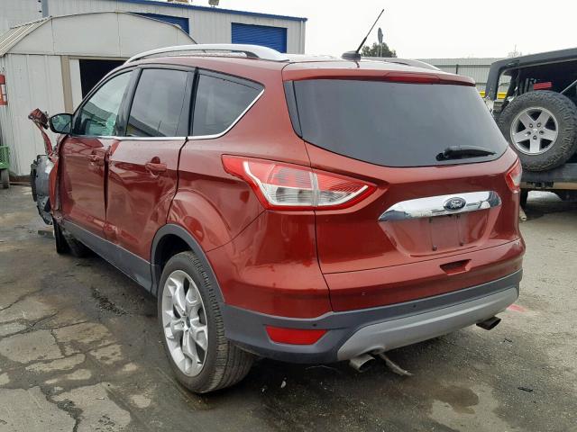 1FMCU0J90EUC60232 - 2014 FORD ESCAPE TIT RED photo 3