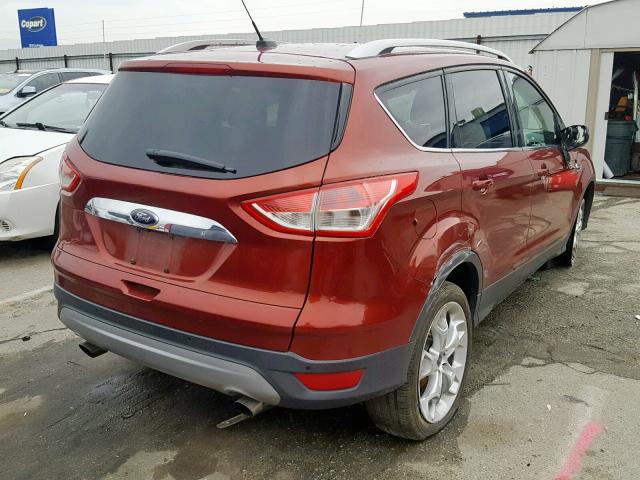 1FMCU0J90EUC60232 - 2014 FORD ESCAPE TIT RED photo 4