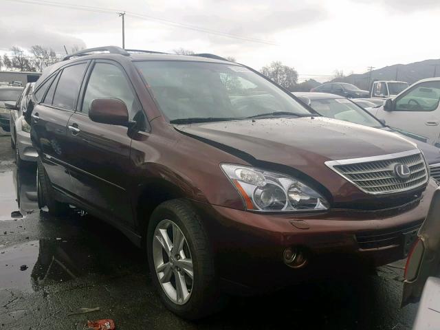 JTJHW31U482858315 - 2008 LEXUS RX 400H RED photo 1