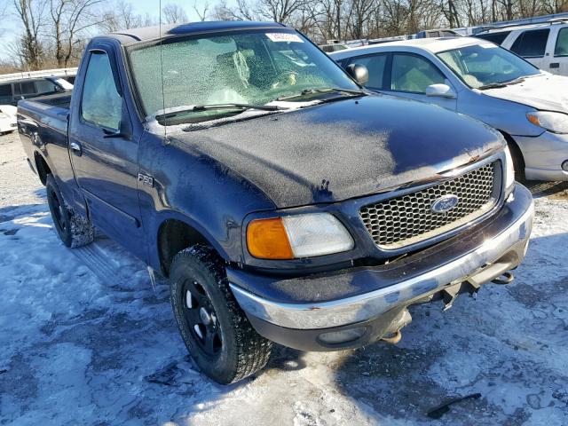 2FTRF182X4CA36665 - 2004 FORD F-150 HERI BLUE photo 1