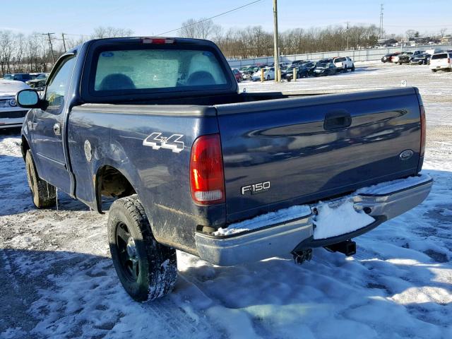 2FTRF182X4CA36665 - 2004 FORD F-150 HERI BLUE photo 3