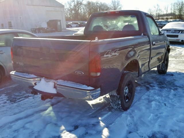 2FTRF182X4CA36665 - 2004 FORD F-150 HERI BLUE photo 4