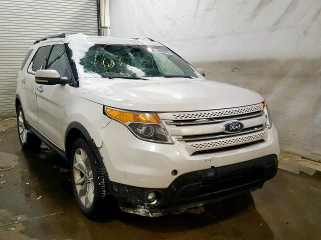 1FMHK8F84BGA79543 - 2011 FORD EXPLORER L WHITE photo 1