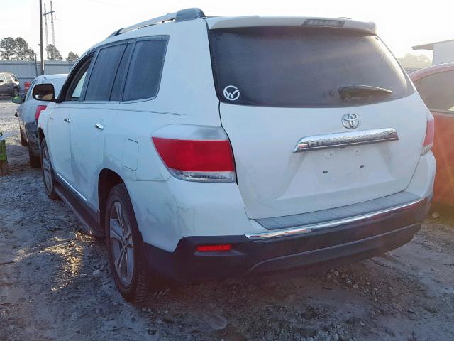 5TDYK3EH5DS101227 - 2013 TOYOTA HIGHLANDER Күміс фото 3