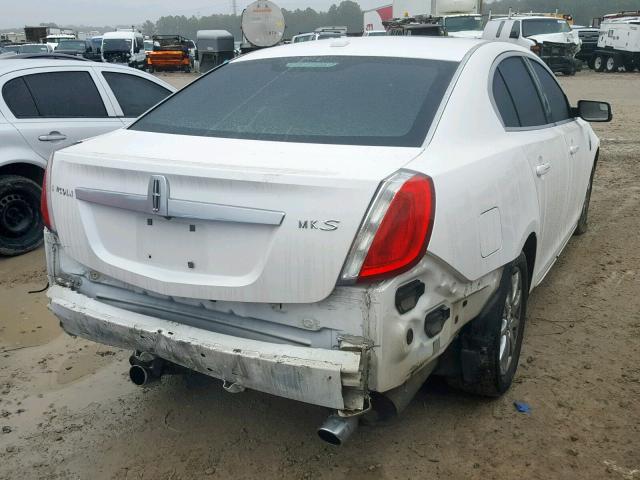 1LNHL9DR3BG615039 - 2011 LINCOLN MKS WHITE photo 4