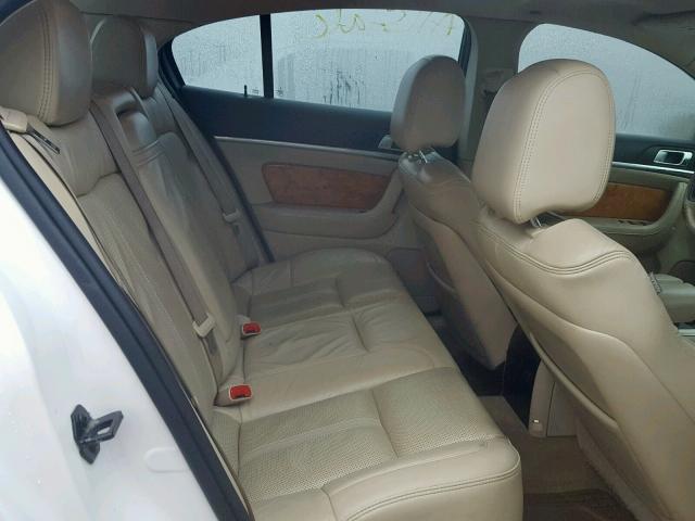 1LNHL9DR3BG615039 - 2011 LINCOLN MKS WHITE photo 6