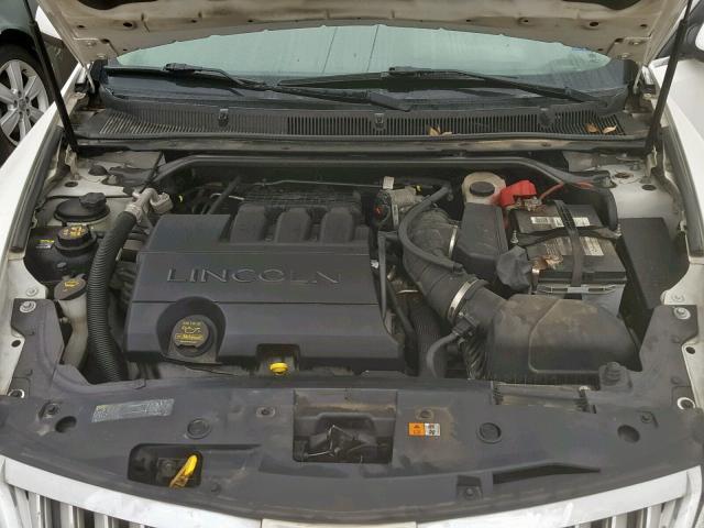 1LNHL9DR3BG615039 - 2011 LINCOLN MKS WHITE photo 7