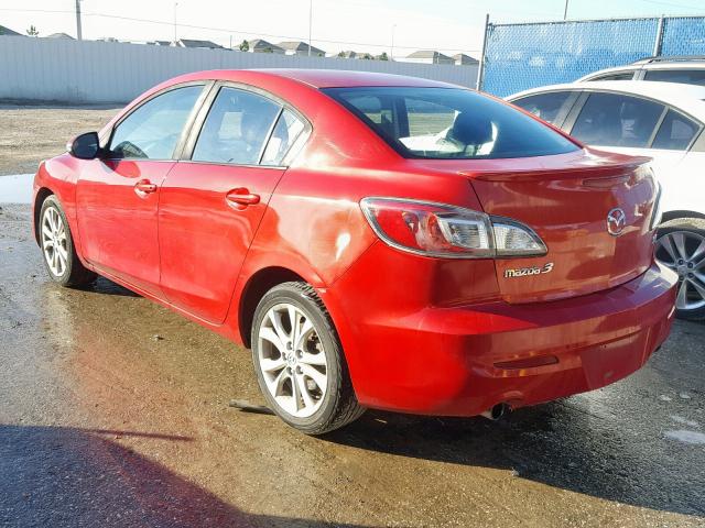 JM1BL1S64A1227825 - 2010 MAZDA 3 S RED photo 3