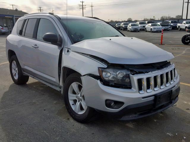 1C4NJDBB2ED531029 - 2014 JEEP COMPASS SP SILVER photo 1